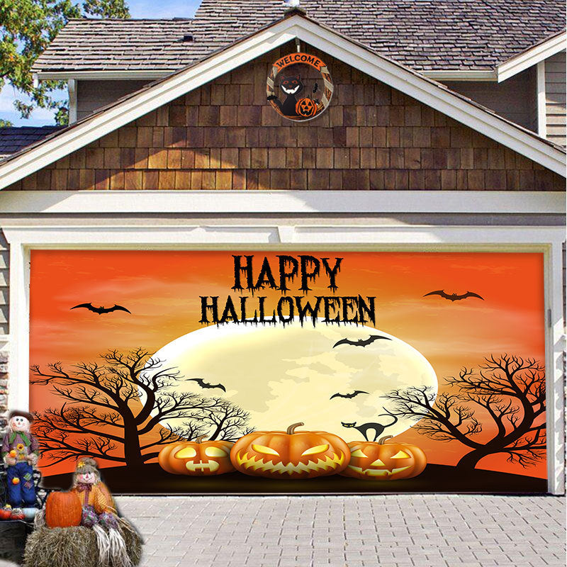 Halloween Garage Door Cover