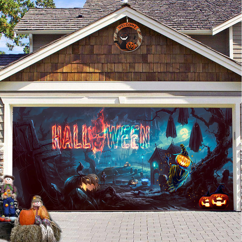 Halloween Garage Door Covers 2