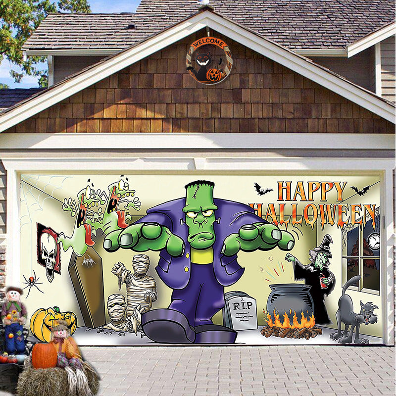 Halloween Garage Door Cover