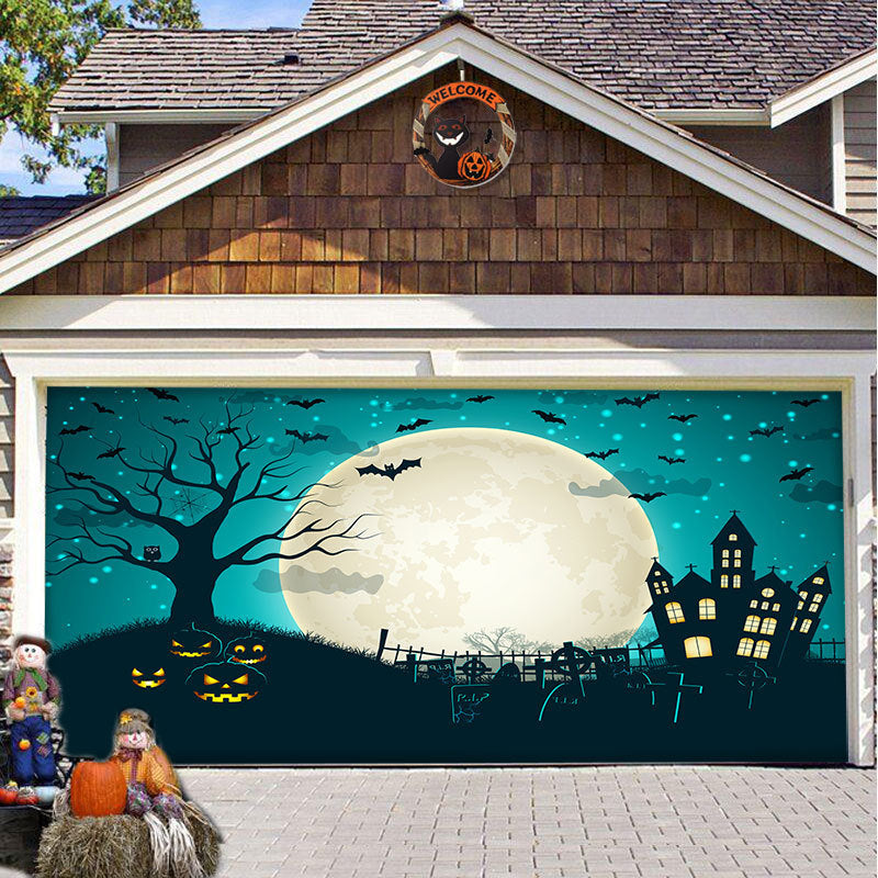 Halloween Garage Door Cover