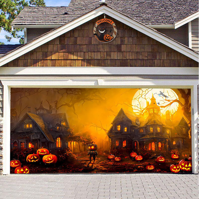 Halloween Garage Door Cover