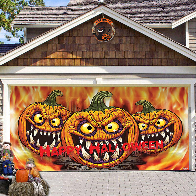 Halloween Garage Door Covers 2