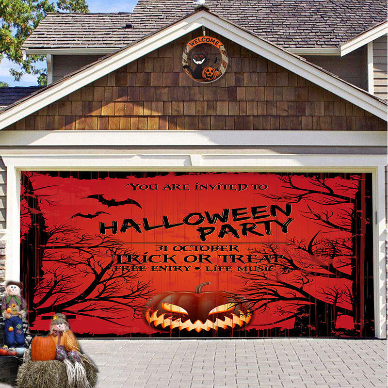 Halloween Garage Door Cover