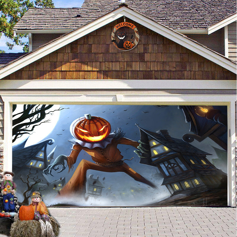 Halloween Garage Door Covers 2