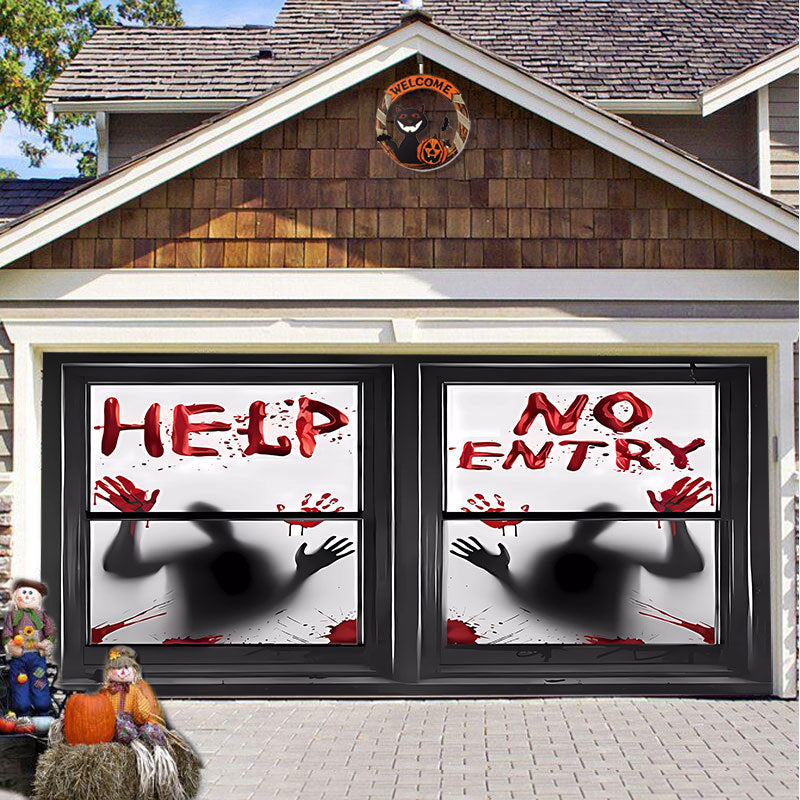 Halloween Garage Door Cover