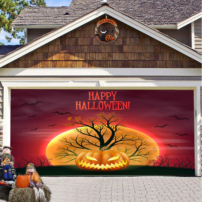 Halloween Garage Door Cover