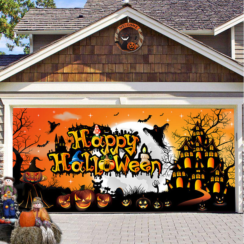 Halloween Garage Door Covers 2