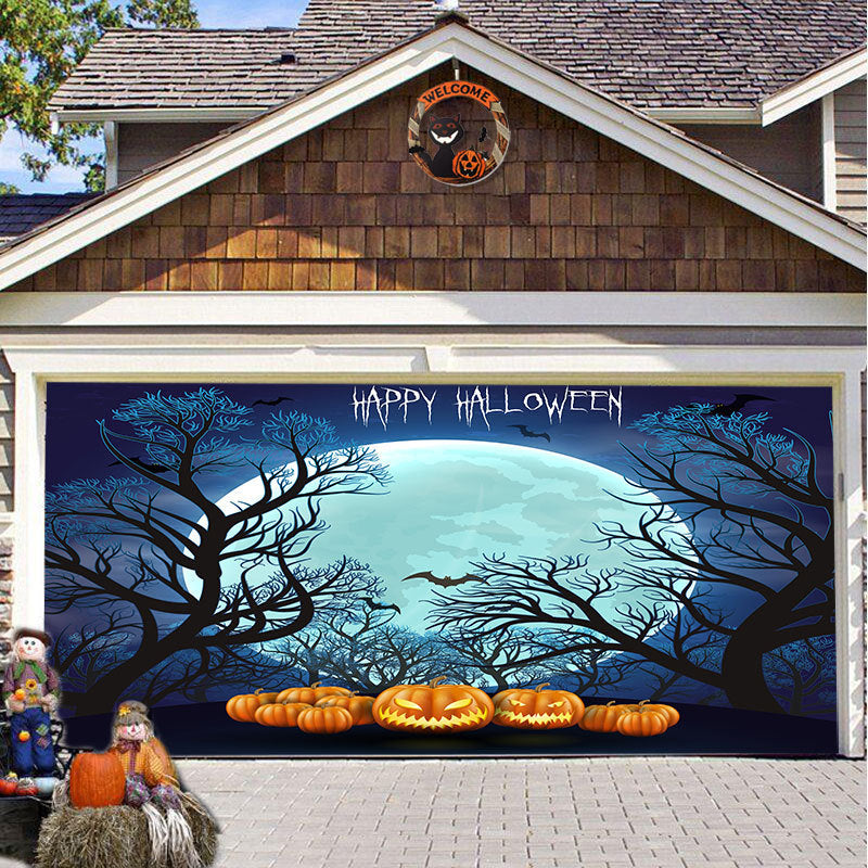 Halloween Garage Door Cover