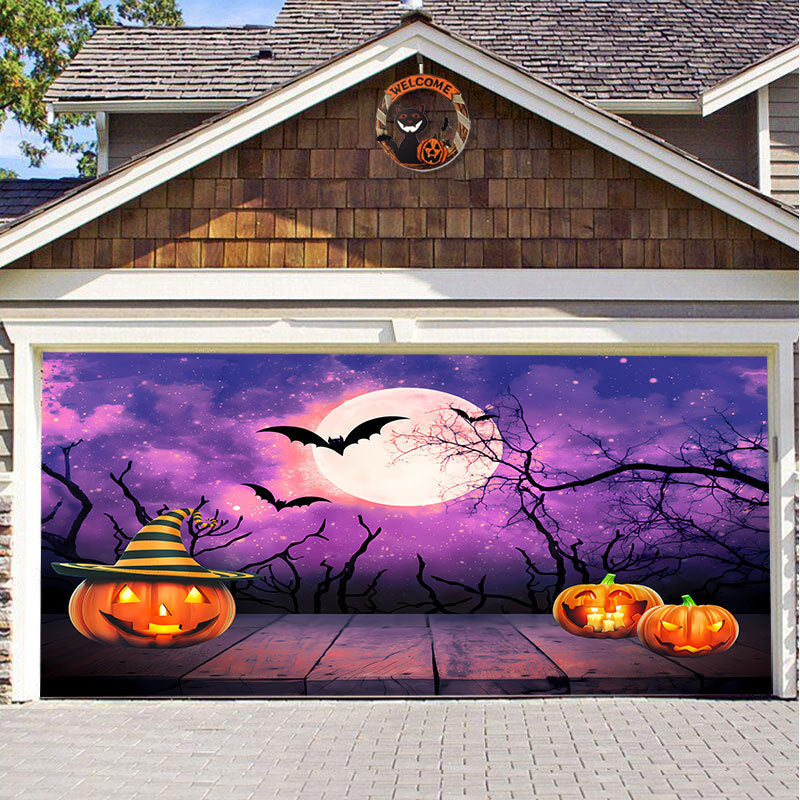 Halloween Garage Door Cover