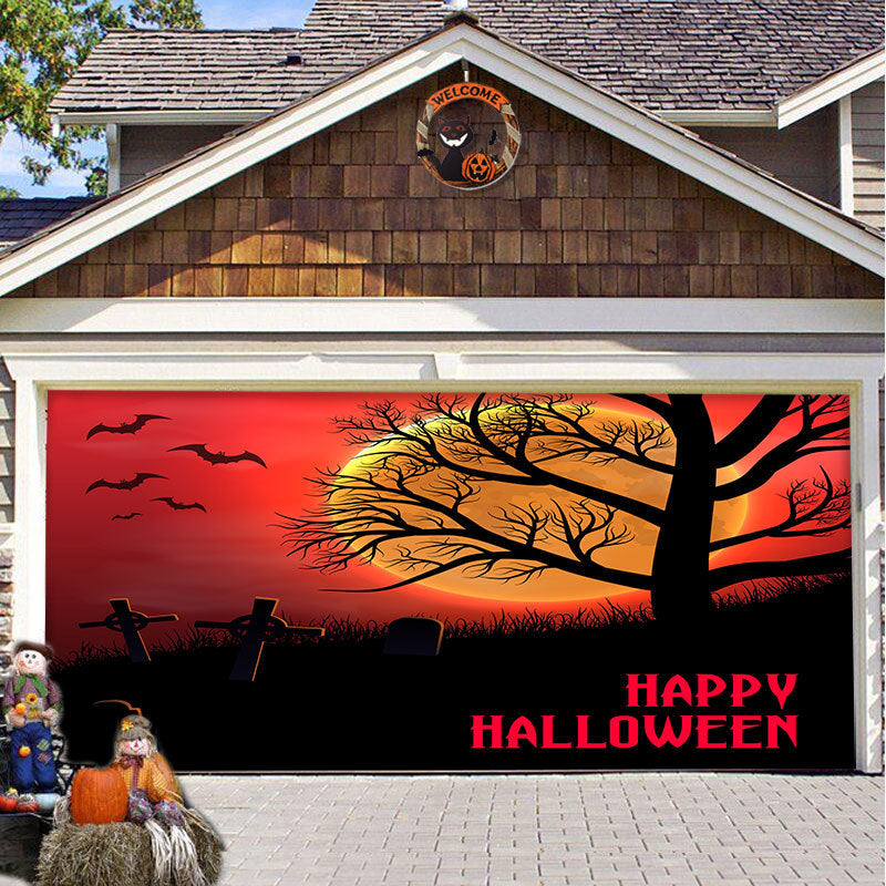 Halloween Garage Door Cover