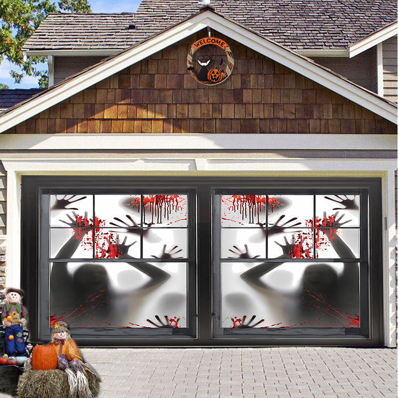 Halloween Garage Door Cover