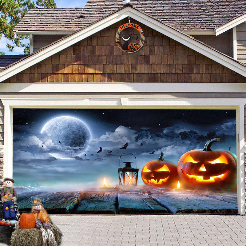 Halloween Garage Door Covers 2