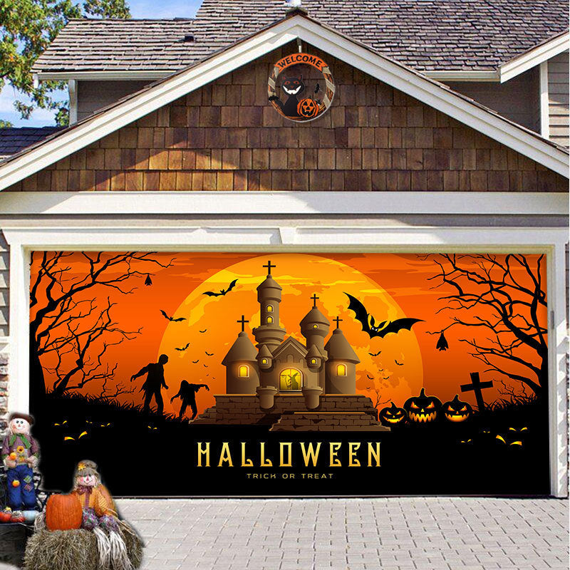 Halloween Garage Door Cover