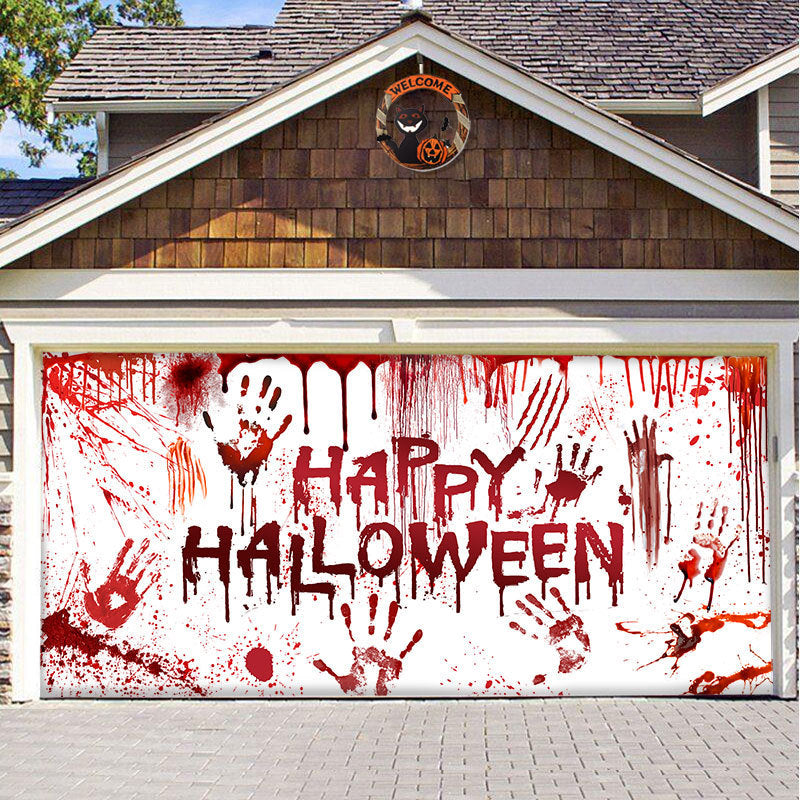 Halloween Garage Door Cover