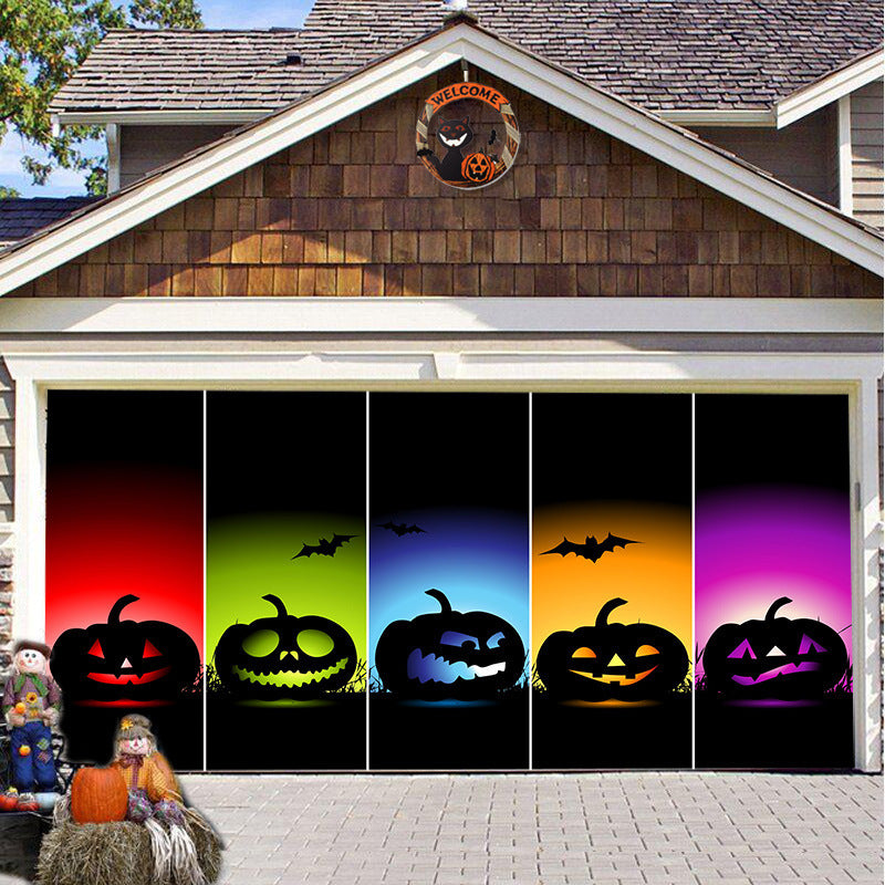 Halloween Garage Door Covers 2