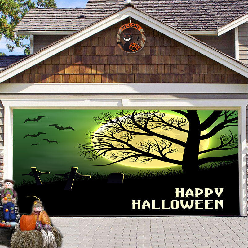 Halloween Garage Door Cover