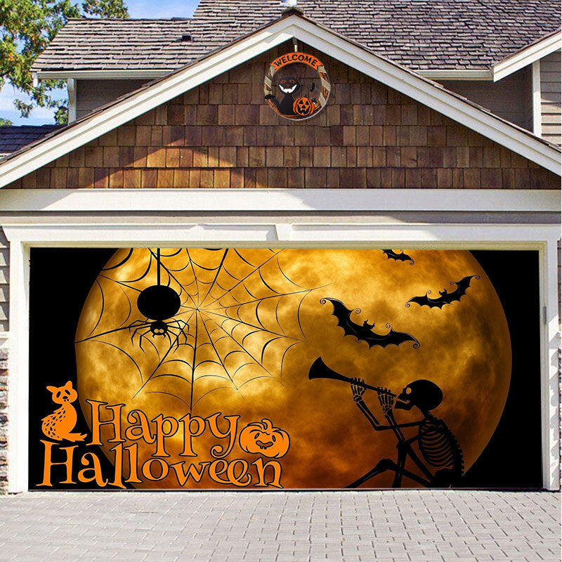 Halloween Garage Door Cover