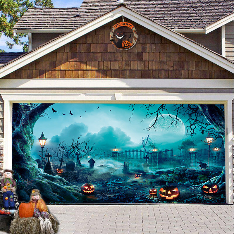 Halloween Garage Door Covers 2