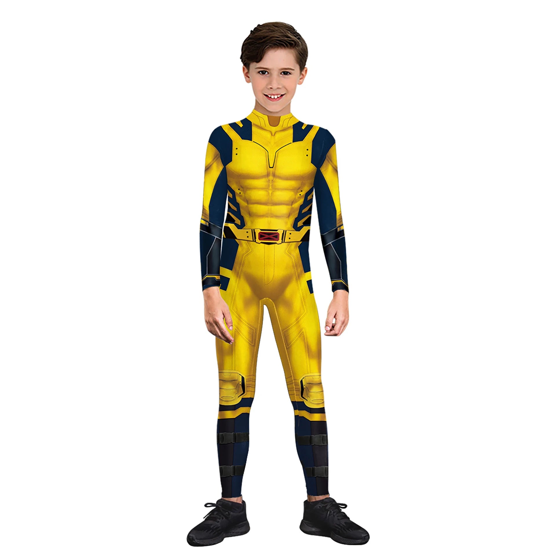 Superhero Wolverine Deadpool Cosplay Jumpsuit Wolverine Cosplay Costume Children Halloween Party Bodysuit