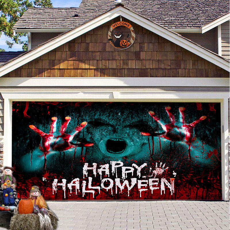 Halloween Garage Door Cover