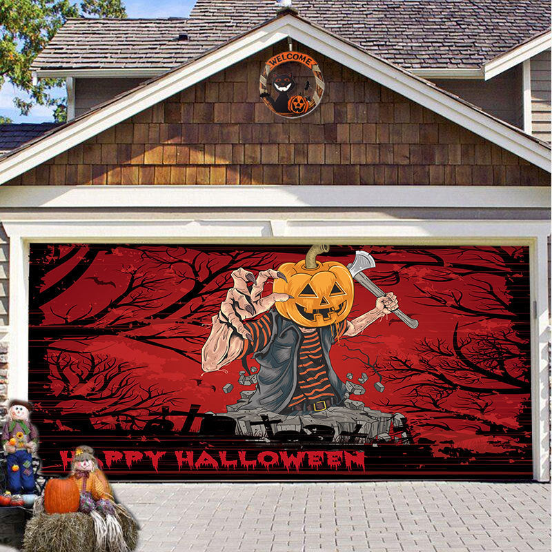 Halloween Garage Door Cover