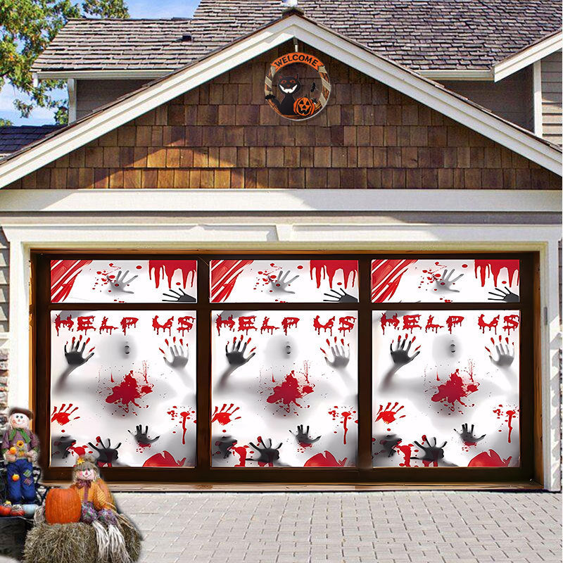 Halloween Garage Door Cover