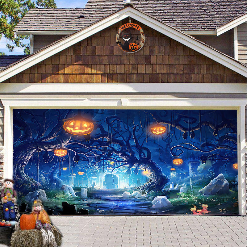 Halloween Garage Door Covers 2