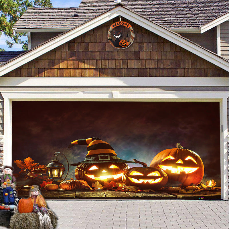 Halloween Garage Door Covers 2