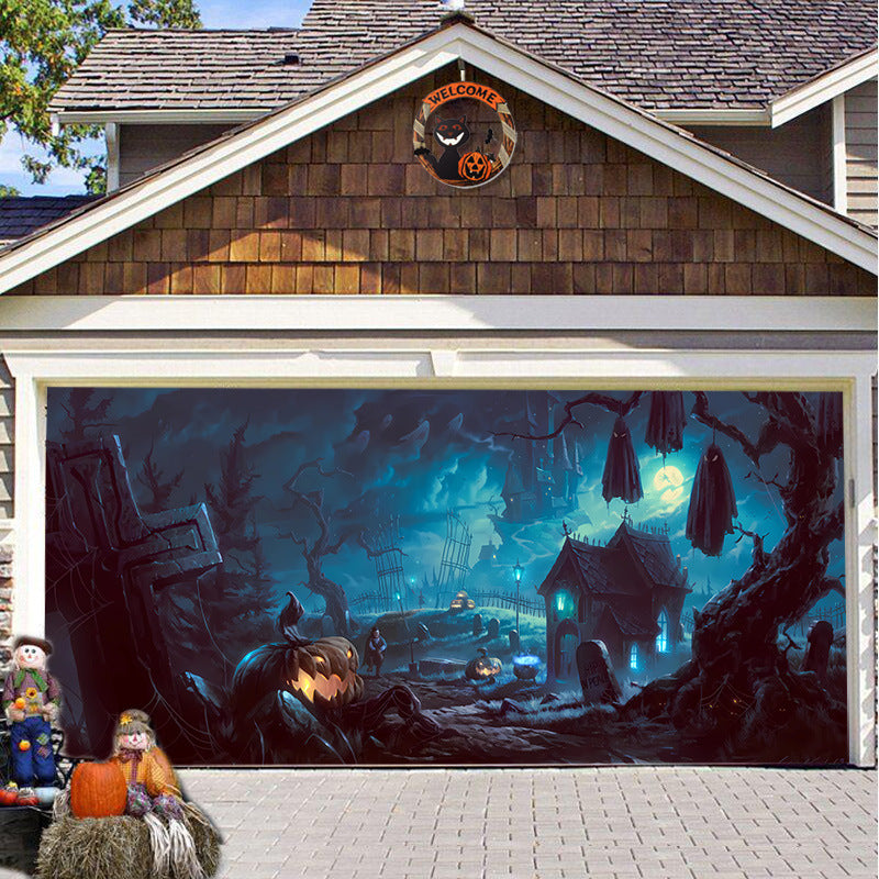 Halloween Garage Door Covers 2