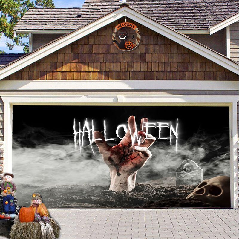 Halloween Garage Door Covers 2