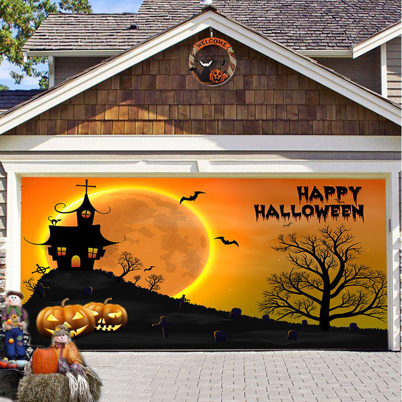 Halloween Garage Door Cover