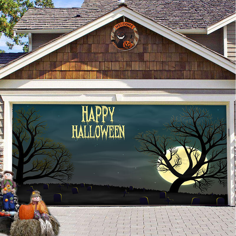 Halloween Garage Door Cover