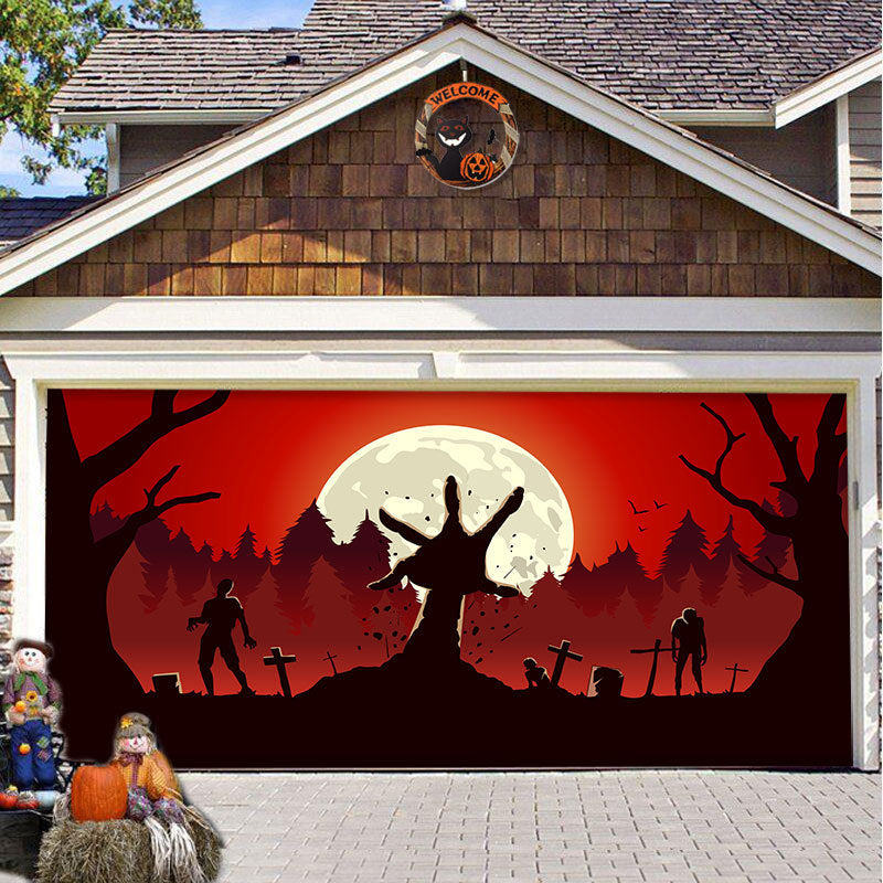 Halloween Garage Door Cover