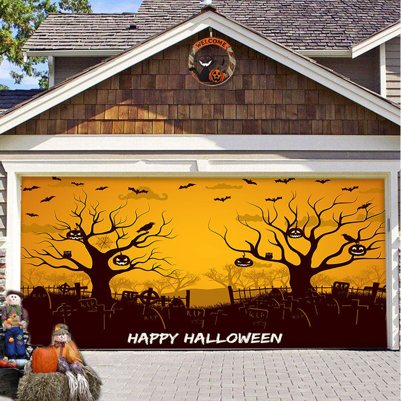 Halloween Garage Door Cover