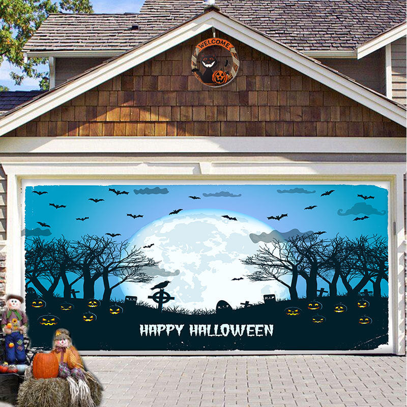 Halloween Garage Door Cover