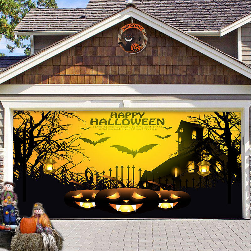 Halloween Garage Door Cover