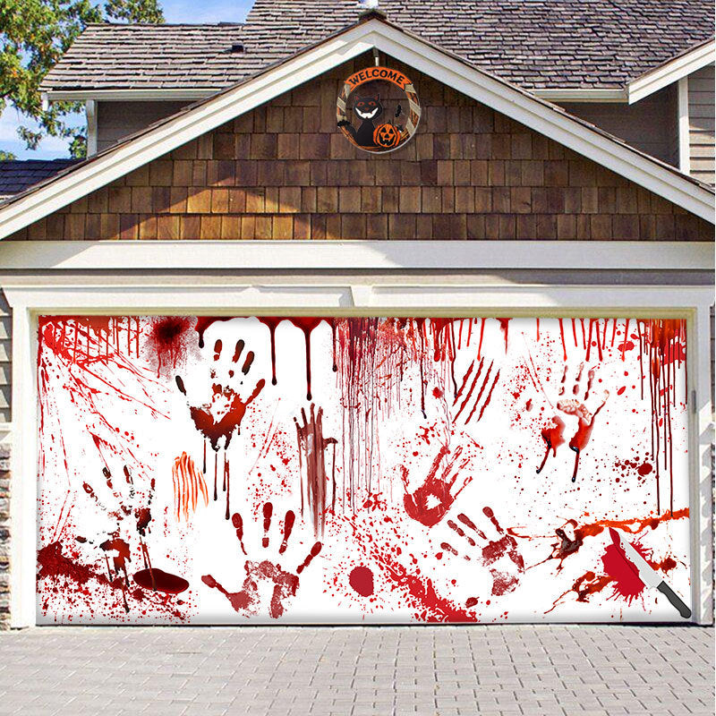 Halloween Garage Door Cover