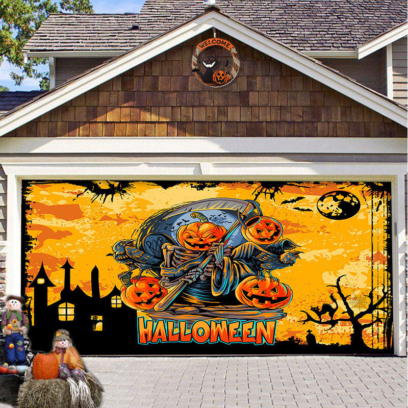 Halloween Garage Door Cover